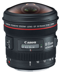 Canon EF 8-15mm f/4.0L Fisheye USM